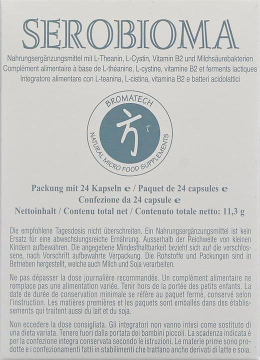 Nutritional values and ingredients Bromatech Serobioma (24 pcs., Beutel, 26 g)