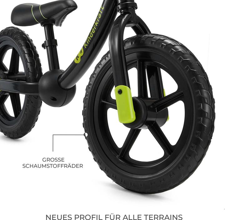Produktbild KinderKraft Balance Bike 2WAY NEXT 2025 SCHWARZ