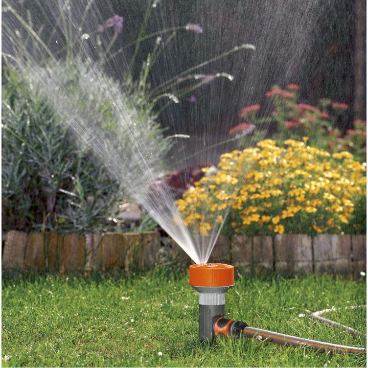 Actual product image Gardena Classic 4-Plates Sprinkler Twist - Action (Area irrigator)
