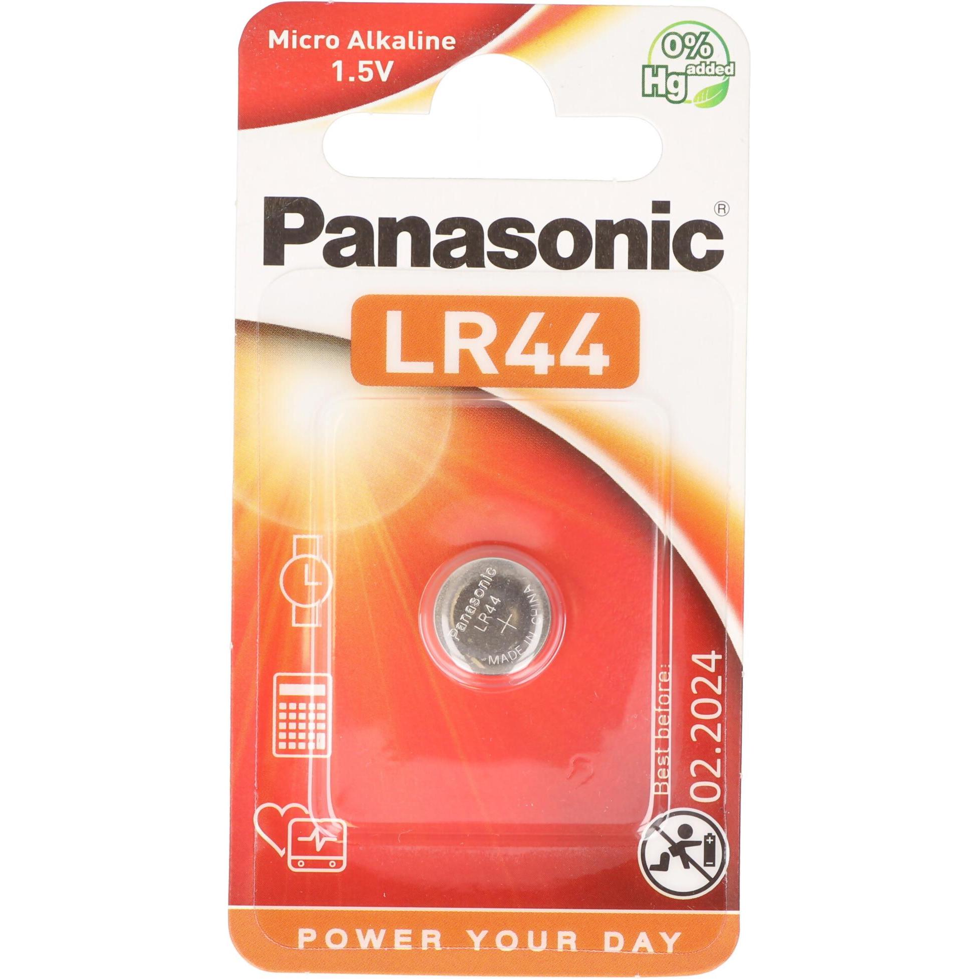 Thumbnail - Panasonic Micro Alkali LR44 (1 Stk., LR44, 105 mAh), Batterien + Akkus