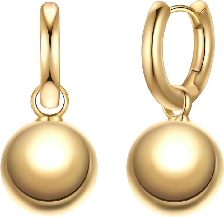 Actual product image Yokoamii Ladies hoop earrings metal alloy - 36544 (Metal alloy)