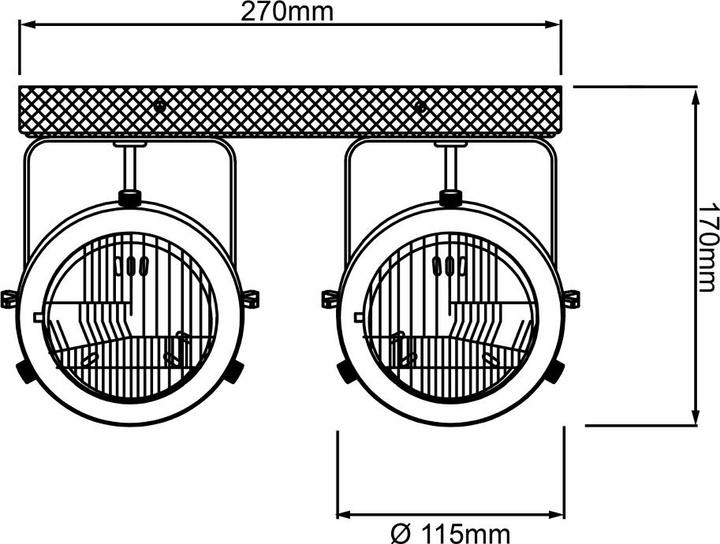 Actual product image Brilliant Carmen Wood (GU10)