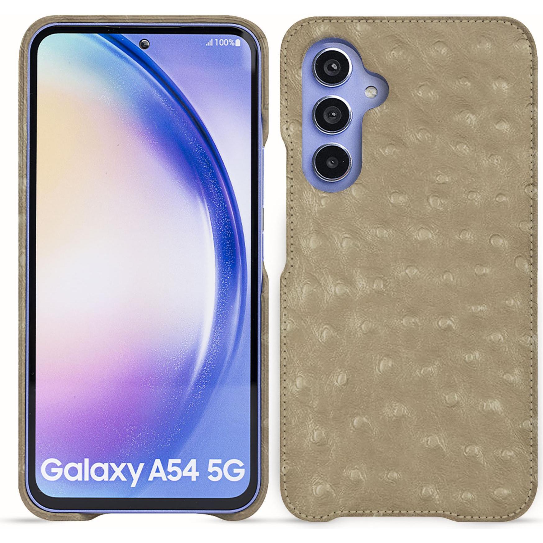 Thumbnail - Noreve Lederschutzhülle (Samsung Galaxy A54 5G), Smartphone Hülle, Beige