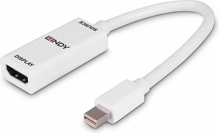 Produktbild Lindy Mini-DisplayPort an HDMI 4K Adapterkabel (passiv) (Mini DP, 15 cm)