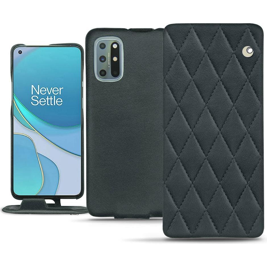 Noreve Lederschutzhülle vertikal (OnePlus 8T), Smartphone Hülle, Blau