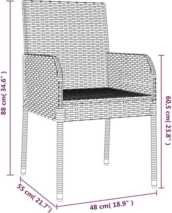 Actual product image vidaXL Reid (200 x 100 x 74 cm)