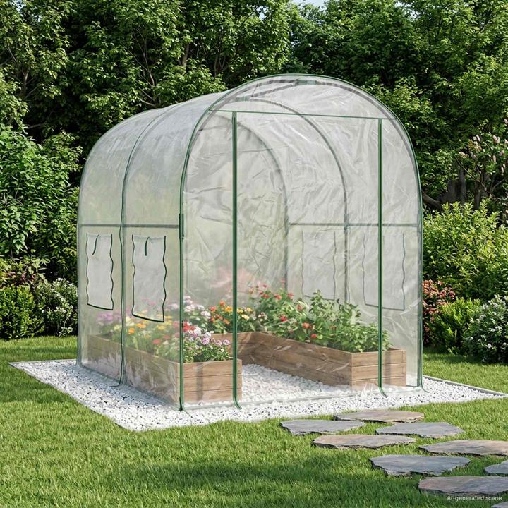 Produktbild vidaXL Garten Gewächshaus