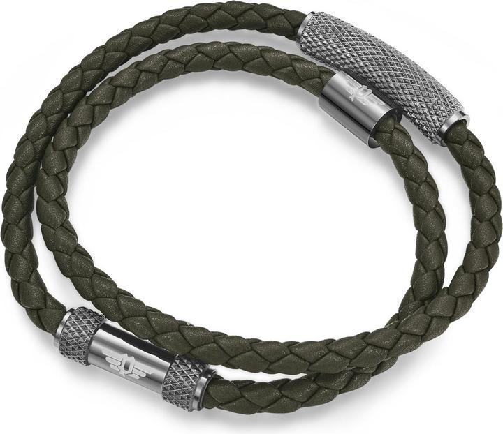 Produktbild Police Urban Texture Armband (20 cm, Edelstahl, Leder)