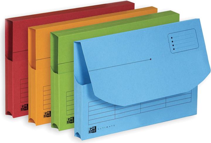 Actual product image Elba ULTIMATE document folder with flap, DIN A4, assorted made of 240 gsm CANSON cardboard, front side (A4, 25x)