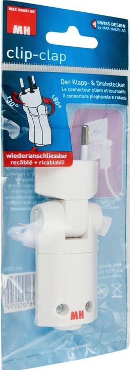 Image du produit Max Hauri clip-clap connecteur réattachable pivotant (Type 12)
