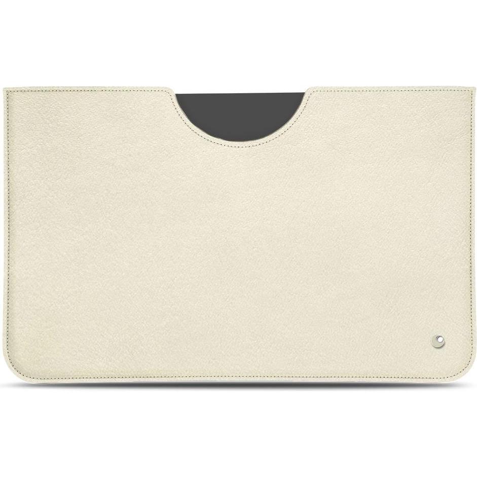 Noreve Lederschutzhülle (iPad 10.2 2019), Tablet Hülle, Weiss