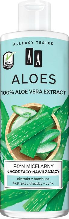Image du produit Oceanic Aa - Aloe 100% Aloe Vera Extract Fluide micellaire apaisant et hydratant 400Ml (Lait nettoyant, 400 ml)