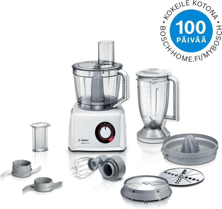 Image du produit Bosch Hausgeräte Robot de cuisine MultiTalent 8 Translucide, balances intégrées (1100 W)