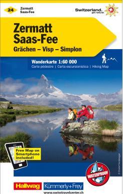 Produktbild Wanderkarte Zermatt-Saas Fee