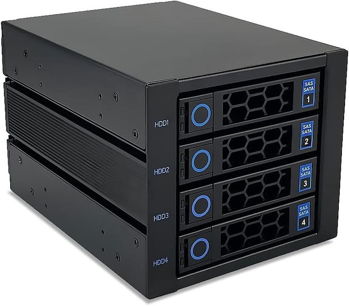 Actual product image Fantec WR-NVMeU.2-C3141 Back- plane f. 4x 3.5/2.5 NVMe/SSD/HDD (2.5", 3.5")
