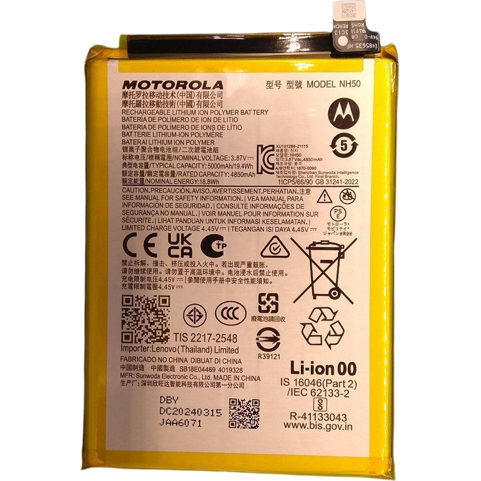 Motorola ACCY,BAT,5000mAh,NH50,LWN456590, SWD,Lmy, Batteria smartphone