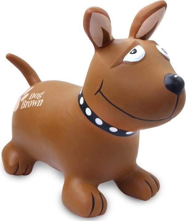 Actual product image Jamara Bouncy animal Dog Brown with pump