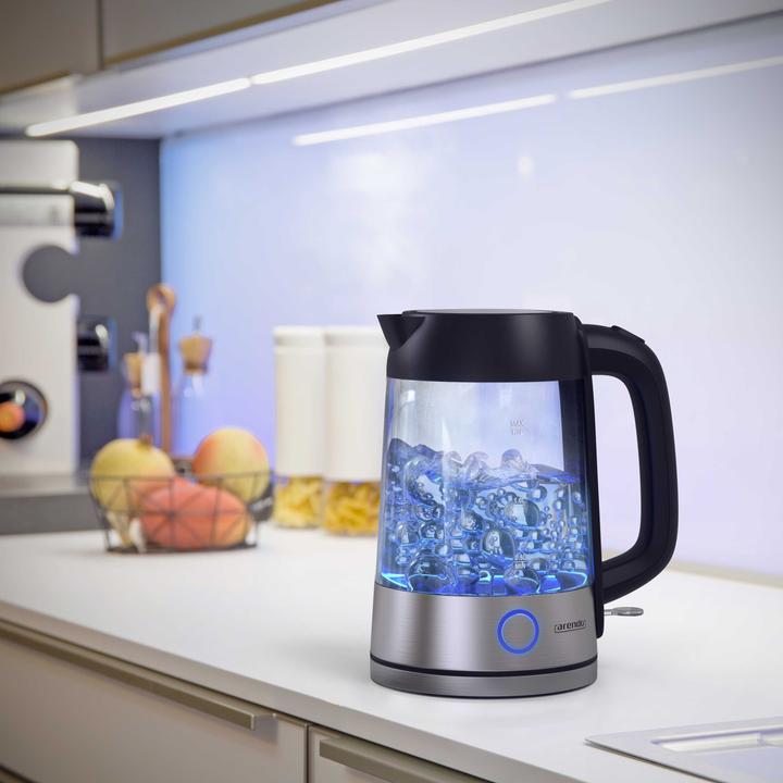 Produktbild Arendo Edelstahl Glas Wasserkocher (1.70 l)