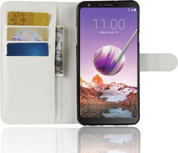 Actual product image MU Classic Litchi Leather Bookcover Series (LG Stylo 4, LG Q Stylus)