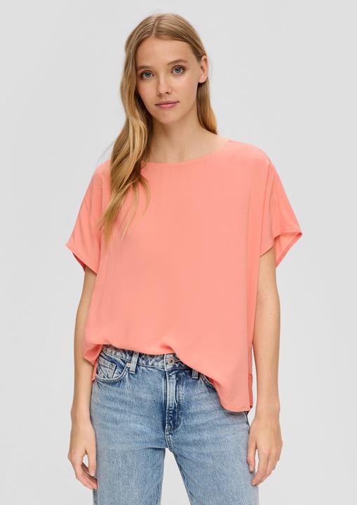 Actual product image S.Oliver Bluse Oversized Viskose-Bluse mit verlängertem Rückenteil (38)