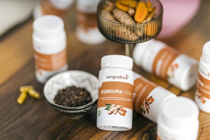 Produktbild Kingnature Kurkuma Vida (72 Stück, Kapseln, 82 g)