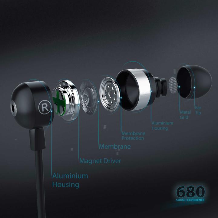 Produktbild CSL In-Ear Kopfhörer, InEar 650 Ohrhöher, 10mm Schallwandler, Aramid-Kabel mit Knickschutz (Kabelgebunden)