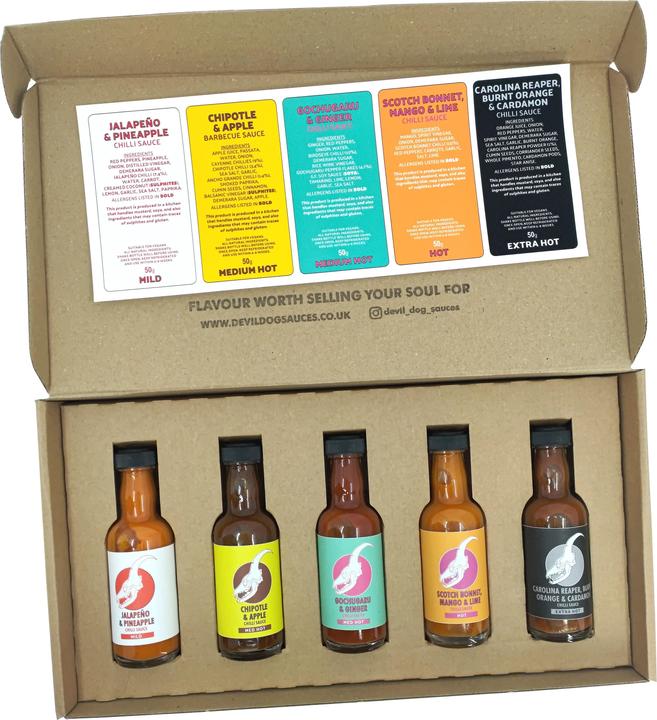 Produktbild DevilDog Sauces Geschenkset Mild-Hot (800 g)