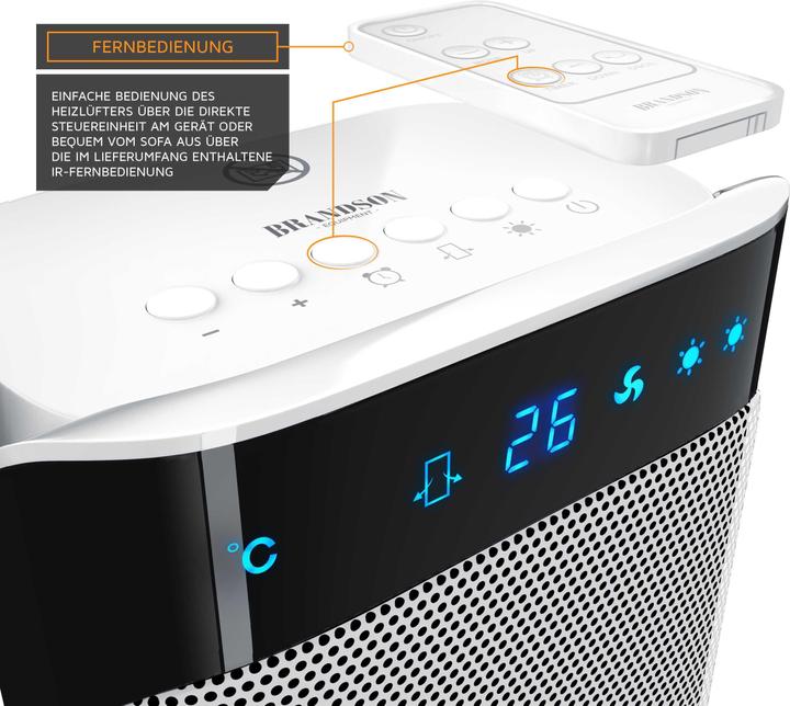 Produktbild Brandson Keramik Heizlüfter (2000 W)