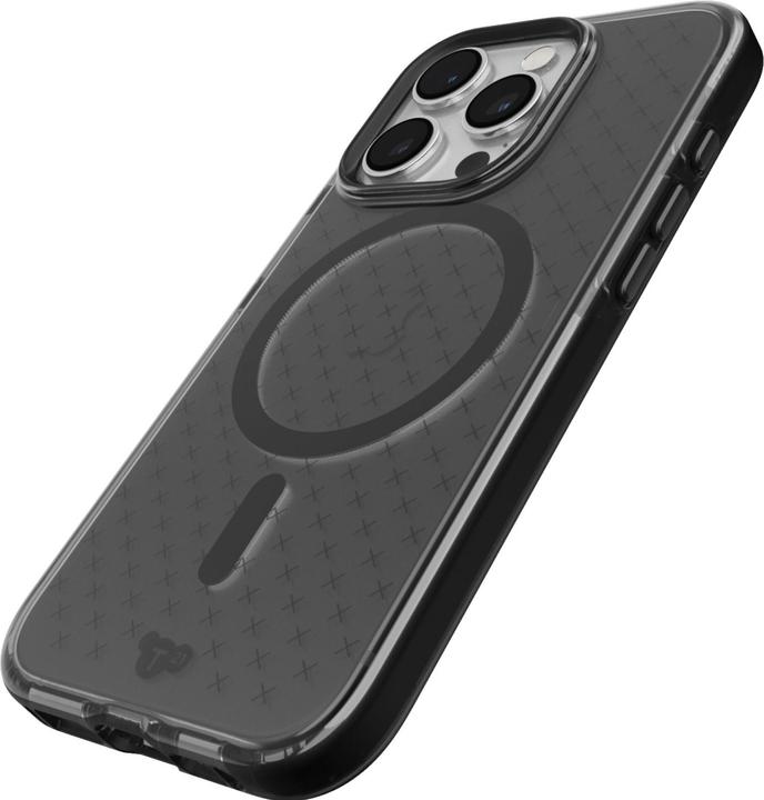 Actual product image tech21 EvoCheck Case MagSafe for iPhone 15 Pro Smokey/Black (Apple iPhone 15 Pro)