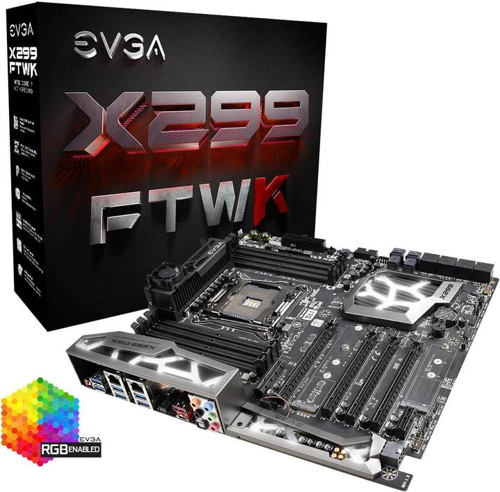 Produktbild EVGA X299 FTW-K (LGA 2066, Intel X299, E-ATX)