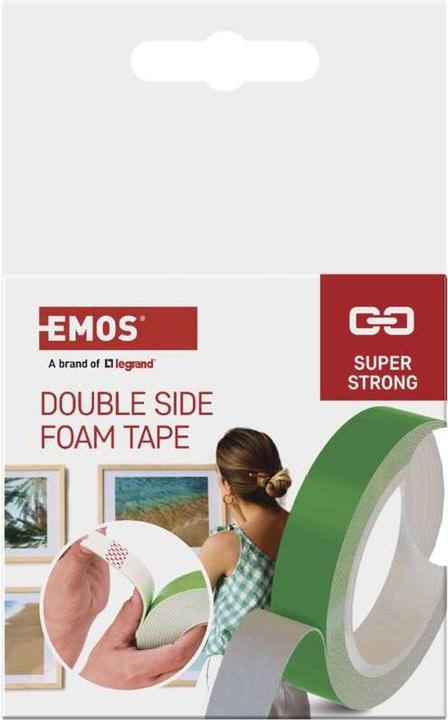 Produktbild Emos Doppelseitiges Schaumklebeband 20 mm / 3 m, grün (20 mm)