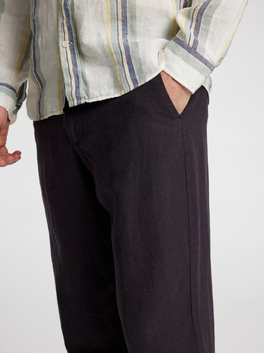 Produktbild Selected Homme 220 Loose Fit Hose aus Leinengemisch (32)