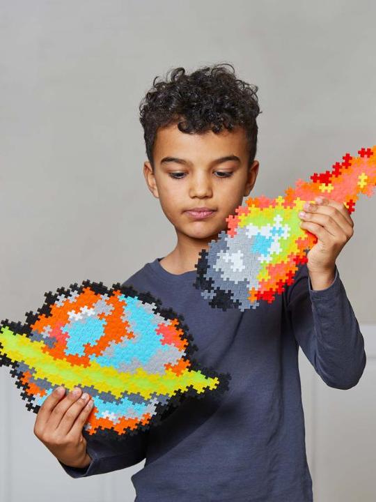 Actual product image Plus-Plus Puzzle By Number Space 500pcs - (3912) (500 pieces)