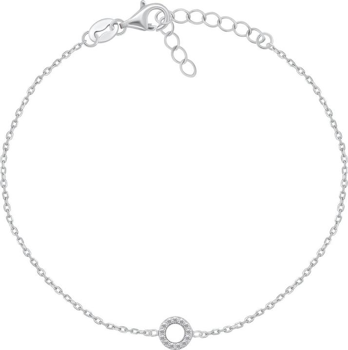 Produktbild Brilio Silver - Charming silver bracelet with zircons BRC17W (Silber)