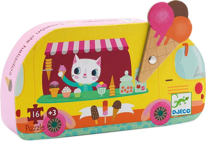 Actual product image Djeco The ice cream trolley 16 pieces (16 pieces)