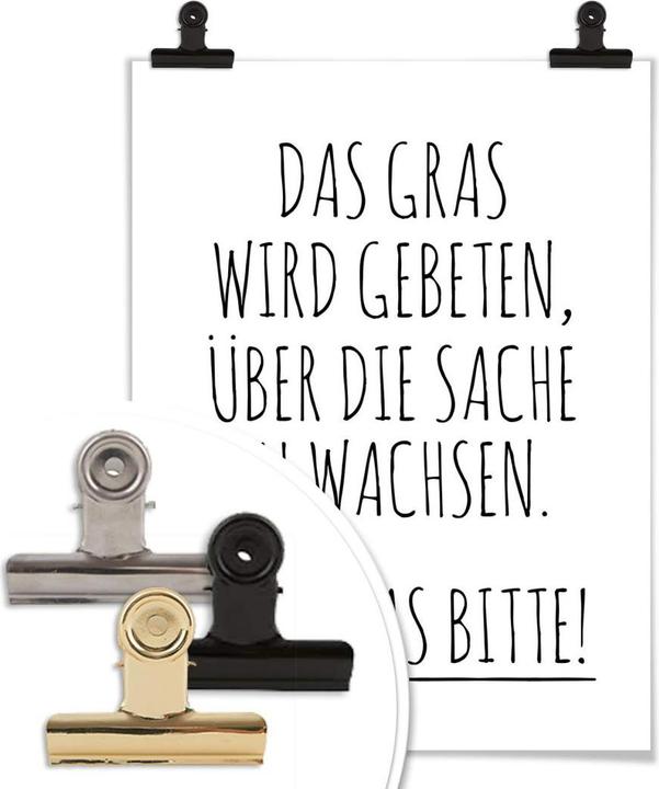 Immagine prodotto Trenddeko Si chiede che l'erba cresca sulla questione. (40 x 50 cm)