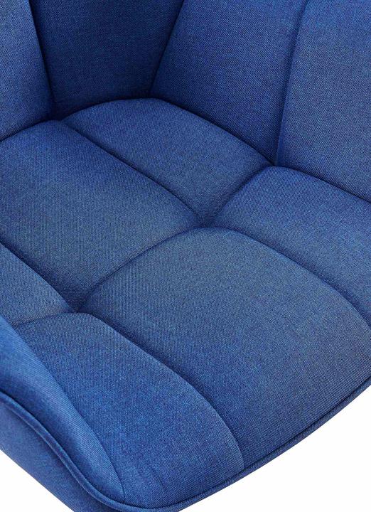 Actual product image Swisshandel24 Roseville Dining Chair Fabric, Blue