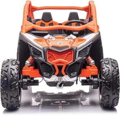 Actual product image Es-toys Kinderfahrzeug – Elektro Auto „Can Am RS Orange“ – 24V Akku, Allrad + 2 Sitzer + Ledersitz + (24 V)