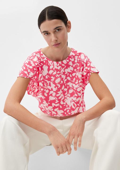Actual product image s.Oliver Bluse Gemusterte Bluse im Loose Fit (46)