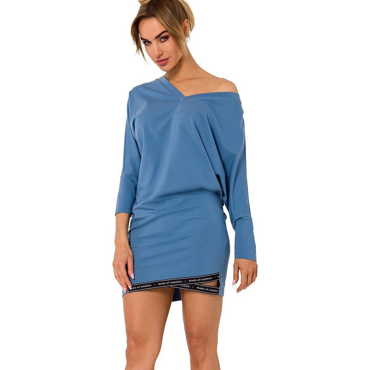 Made of Emotion, Damen, Kleider, Alltagskleid Moe, Blau, (L)