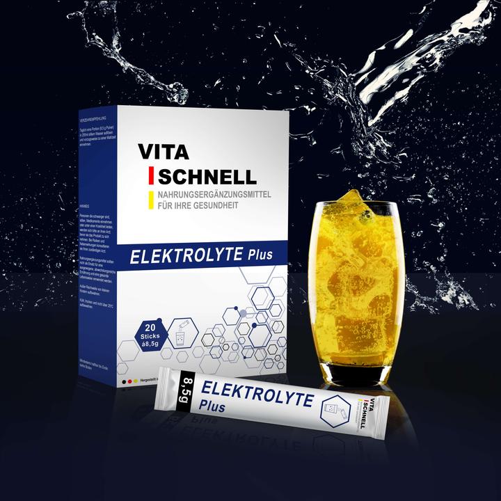 Immagine prodotto Delnava Pharma Vita Quick Electrolytes Plus (20 Pezzo/i, Busta, 214 g)