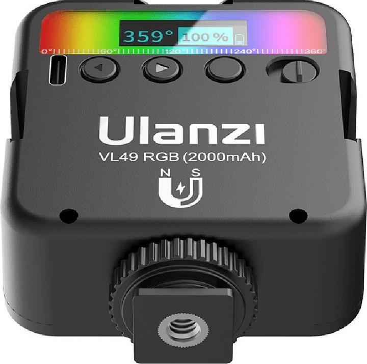 Produktbild Ulanzi Mini Pocket 49 RGB Video LED Light Black (Black) (Videoleuchte)