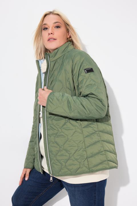 Image du produit Ulla Popken Veste matelassée légère HYPRAR, modèle déperlant, matière recyclée (50, 52)