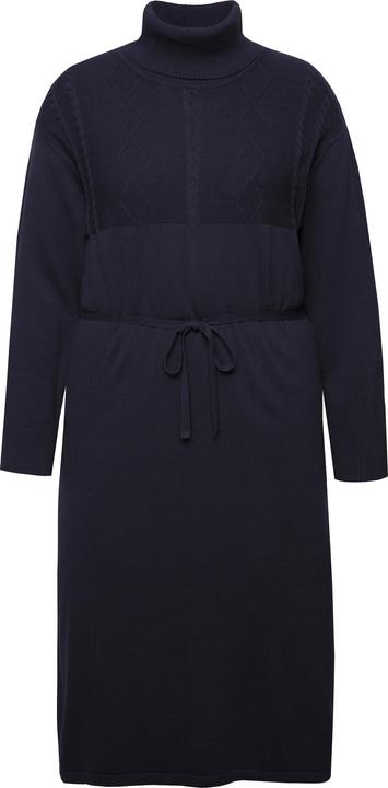 Produktbild Ulla Popken Strickkleid, Zopfmuster, Rollkragen, Langarm (46, 48)