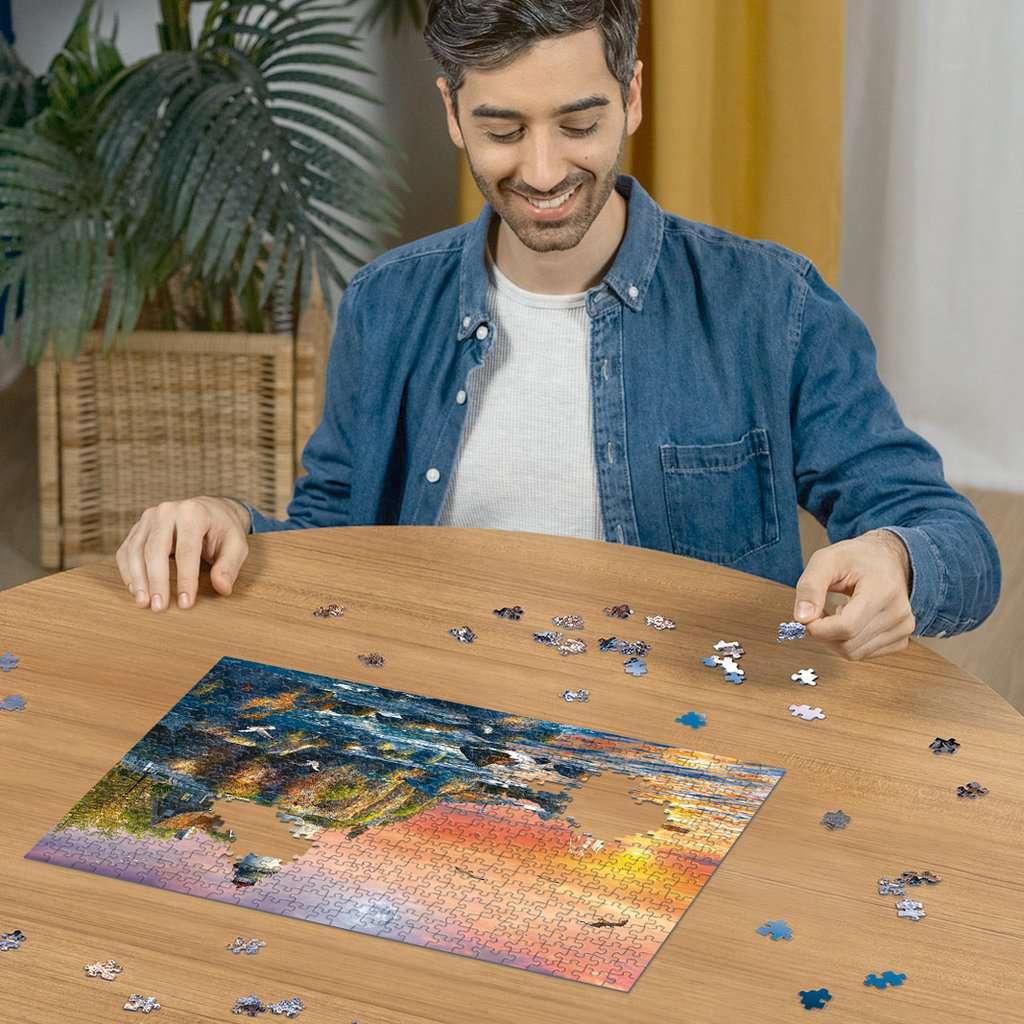 Thumbnail - Ravensburger Leuchtturm am Abend (500 Teile)