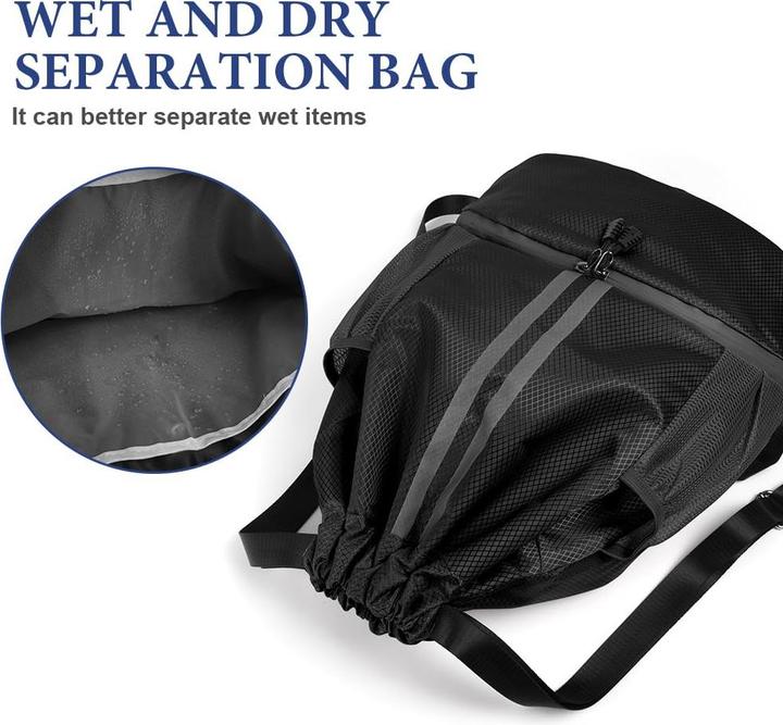 Produktbild Only-Bags.Store Mode Sport Rucksäcke, Turnbeutel, grosse Kapazität Kordelzug Sporttasche (20 l)