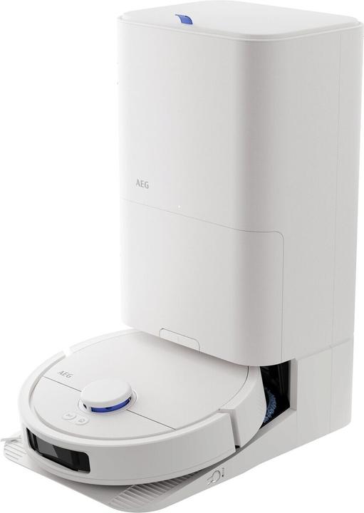 Actual product image AEG AR81UW3SW Saugroboter mit Wischfunktion, LiDAR und KI-Navigation, Präzise Hinderniserkennung, bi (Wiping pads (rotating))