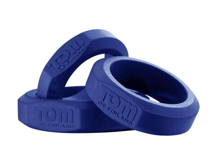 Actual product image Tom of Finland Penis ring set (3.80 cm)