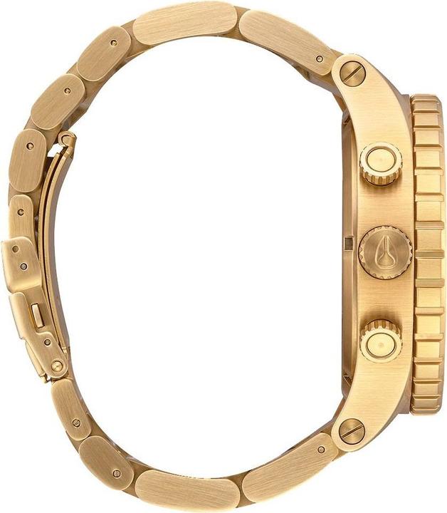 Actual product image Nixon 51-30 Chrono All Gold (Analogue wristwatch, Chronograph, 51 mm)
