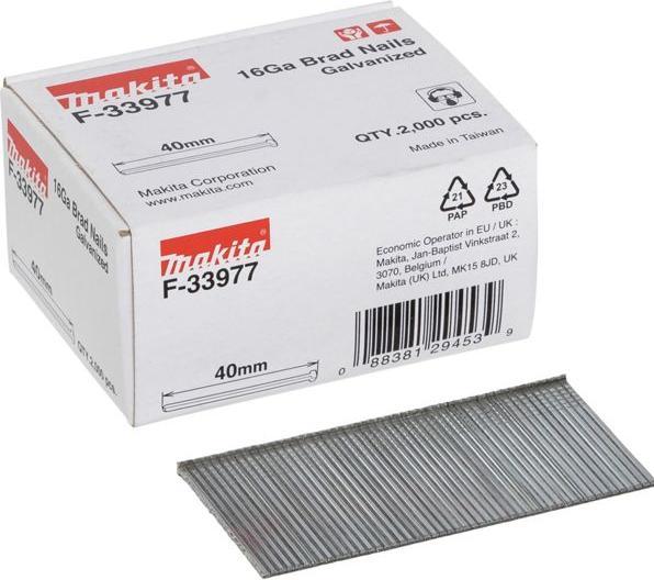 Image du produit Makita Clou à tête refoulé 40mm